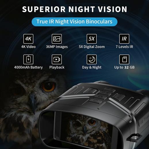 NV8000 Jumelles de vision nocturne infrarouge haute définition