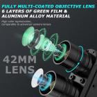 NV2000 Night Vision -kiikarit, digitaaliset infrapuna-yönäkölasit 4 tuuman suurella näytöllä, 1080P kuva ja video, katselukenttä jopa 1640 jalkaa/500 m 100 % pimeydessä, metsästykseen ja valvontaan