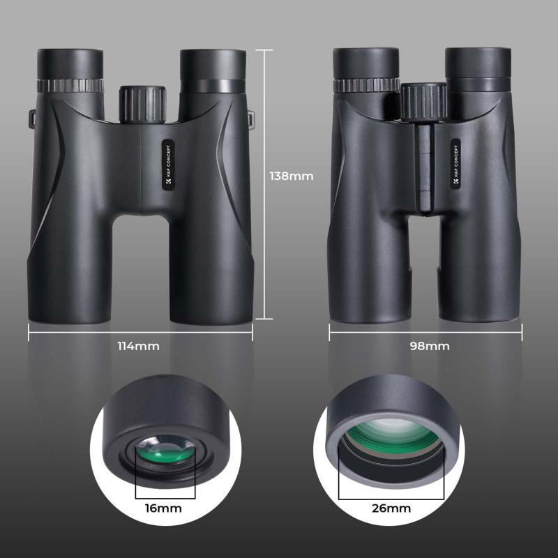 Field of view: 10x42 vs. 20x50 binoculars