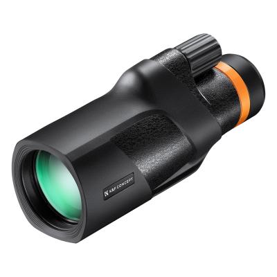 12*50 BAK4 HD Monocular IP68 Waterproof High Power Easy Focus with Aka dovetail, waterproof, army black Kentfaith