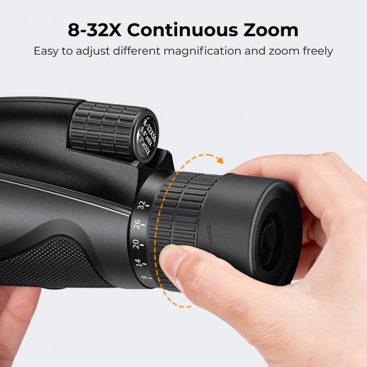Binocolo Visione Notturna Telescopio Monoculare 10-30x50 Monoculare 10-30x50 HD - Con Adattatore Smartphone | Impermeabile Per Birdwatching E Trekking Telescopio In Offerta Monocolare Telescopico 10-30x
