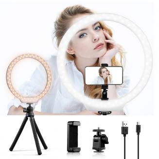  Anillo de Luz Led con Soporte para Youtube y Selfie Video de Maquillaje (SRL08) 