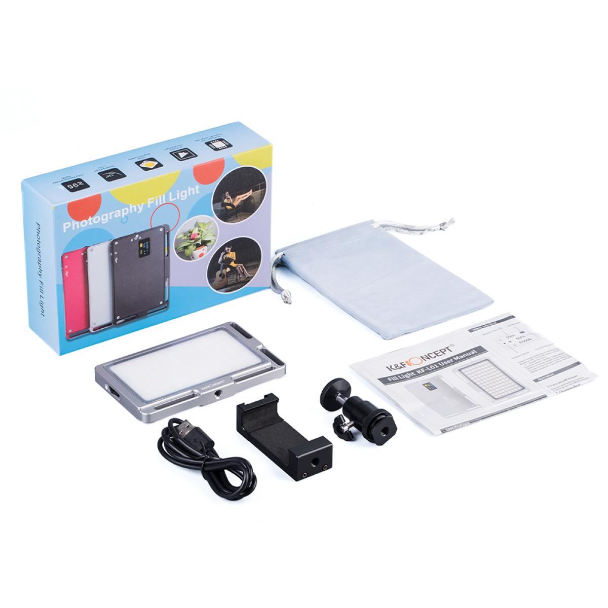 Светодиодный видео свет для камеры 96 Светодиод PanColor 3000K-6500K Яркость с возможностью затемнения для Vlog Fill Lighting для прямой трансляции YouTubeel CRI 96 Megnetic Bi-