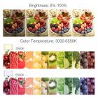 Светодиодный видео свет для камеры 96 Светодиод PanColor 3000K-6500K Яркость с возможностью затемнения для Vlog Fill Lighting для прямой трансляции YouTubeel CRI 96 Megnetic Bi-