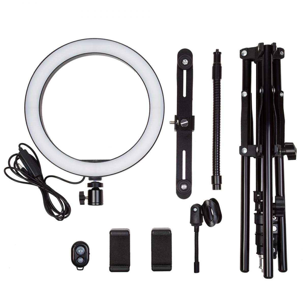 K&F Concept 10 tommers ringlys med 58 tommers stativ K&F Concept 10 tommers ringlys med 58 tommers stativ