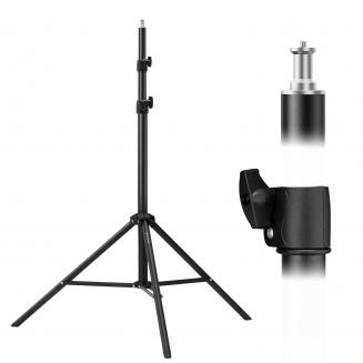 K&F CONCEPT 2.8m photography light stand portable metal stand with storage bag and 1/4" screw, suitable for photography lights, ring lights, soft boxes, etc.