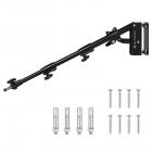 K&F Concept 1M Wandmontage Dreieckiger Boom Arm, Alu Auslegerarm 180° Rotation Wall Mount Galgen für Fotografie Streaming Video Aufnahme,mit 3/8" 1/4" Gewinde Universal Adapter,3-10KG Tragend