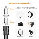 K&F Concept 1.8M Wandmontage Dreieckiger Boom Arm, Alu Auslegerarm 180° Rotation Wall Mount Galgen für Fotografie Streaming Video Aufnahme,mit 3/8" 1/4" Gewinde Universal Adapter,3-10KG Tragend