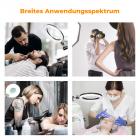 K&F Concept 1.8M Wandmontage Dreieckiger Boom Arm, Alu Auslegerarm 180° Rotation Wall Mount Galgen für Fotografie Streaming Video Aufnahme,mit 3/8" 1/4" Gewinde Universal Adapter,3-10KG Tragend