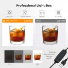 K&F CONCEPT 12"/30cm Mini Photo Studio Light Box: Portable Folding Photography Tent Kit with 6 Color Backdrops for Small Product, Jewelry & Food Photography