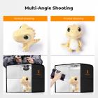 K&F CONCEPT 12"/30cm Mini Photo Studio Light Box: Portable Folding Photography Tent Kit with 6 Color Backdrops for Small Product, Jewelry & Food Photography