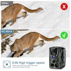 4PCS Wildlife Trail Camera with Night Vision 0.5S Trigger Motion Activated 16MP 1080P IP65 Waterproof Hunting Camera for Outdoor & Home security | HC-801A	