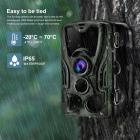 4PCS Wildlife Trail Camera with Night Vision 0.5S Trigger Motion Activated 16MP 1080P IP65 Waterproof Hunting Camera for Outdoor & Home security | HC-801A	