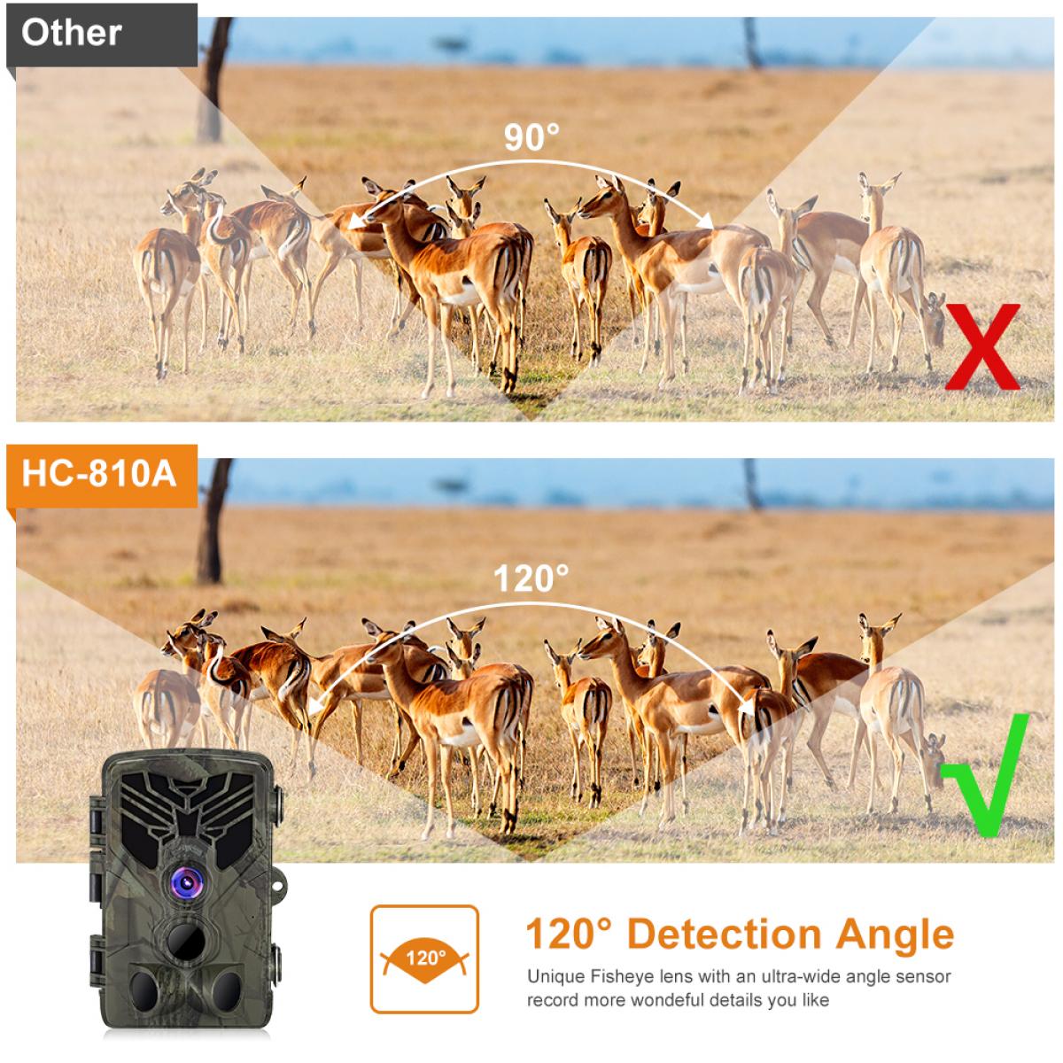  Jachtcamera Scouting Trail Camera Wildview 1080P 20MP HD PIR Motion Nachtzichtcamera 