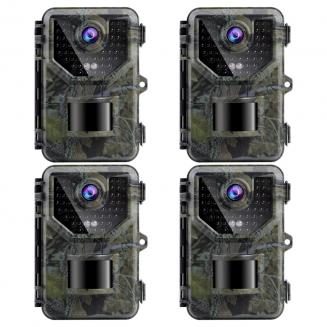 Boly Cámara de caza de resolución de imagen ultra alta Cámara invisible IR  Trail Cámara 36MP 1080p HD Video, sensor ajustable de hasta 100 pies.