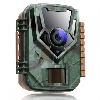 Wildlife Trail Camera with Night Vision 0.4S Trigger Motion Activated 16MP 1080P IP65 Waterproof Hunting Camera for Outdoor & Home security