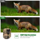 DL201 16MP 1080P Trail Camera с 32 ГБ SD-картой 0,4 с Время срабатывания HD Наружная водонепроницаемая игровая камера Инфракрасное ночное видение