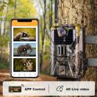 Trail Camera LTE 4G Cellular Tracking Camera 30MP 4K Waterproof Game Hunting Camera (EU Plug)