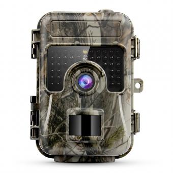 Wildlife Trail Camera with Night Vision 0.3S Trigger Motion Activated 16MP 1080P IP66 Waterproof Hunting Camera for Outdoor & Home security