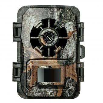 Wildlife Trail Camera with Night Vision 0.2S Trigger Motion Activated 24MP 1296P IP66 Waterproof Hunting Camera for Outdoor & Home security