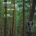 2.7K 16MP Wildlife camera con visione notturna, 0.2S Trigger Trail Camera, telecamera da caccia impermeabile IP66 per la sicurezza domestica e all'aperto+SD TF 3 in 1 Card Reader