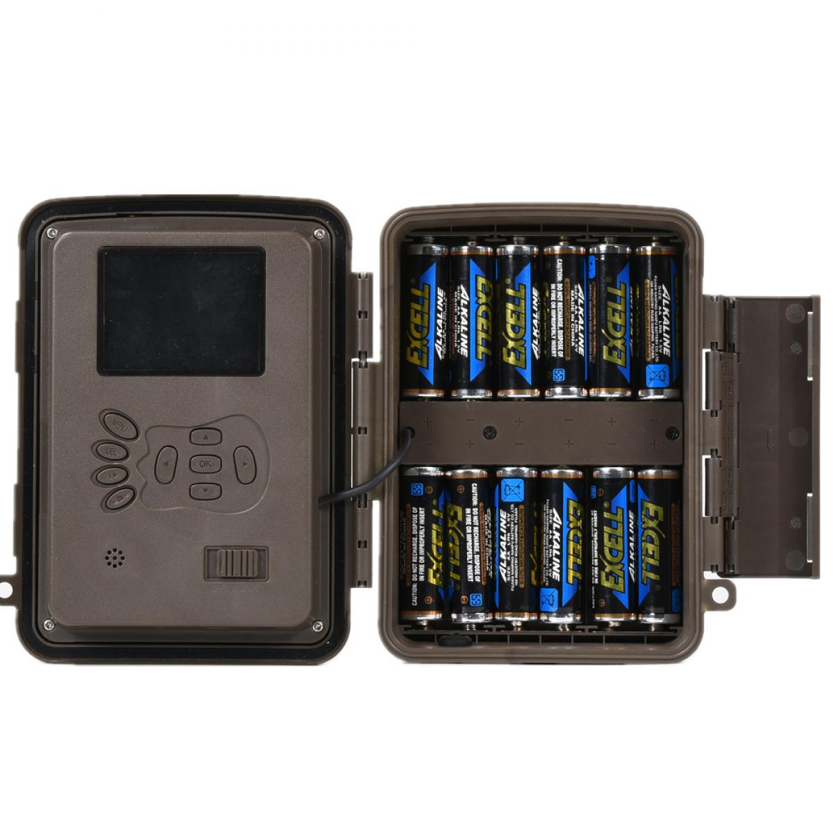 4K 32MP Wildcamera, IP67 Waterdicht, Jagd en Observatiecamera met 46 IR Leds en 2,31" Display, Inclusief 64GB SD Kaart en Multifunctionele Kaartlezer