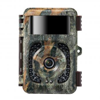 4K trail camera 32MP WiFi Bluetooth game camera 120° detection angle Starlight night vision with 0.2S trigger IP66 waterproof hunting camera for wildlife monitoring Falling leaf colour