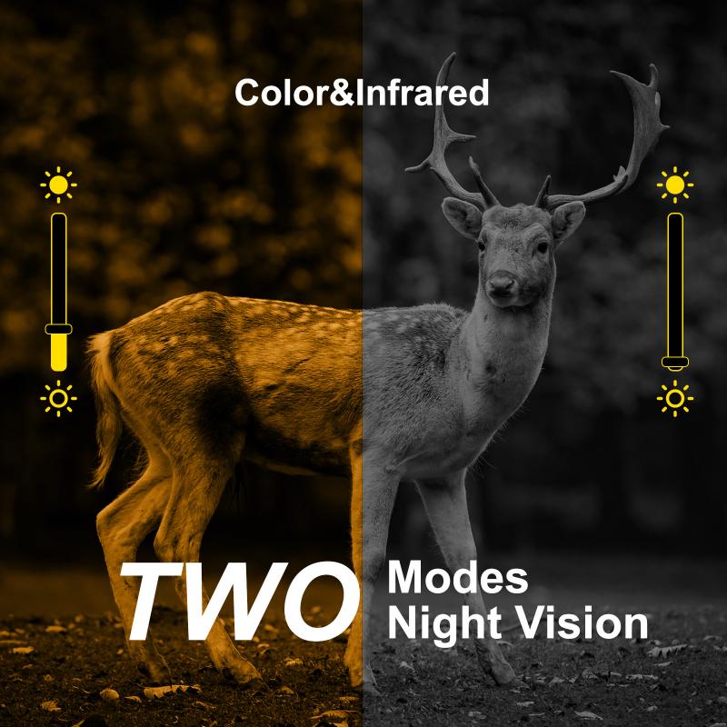 Utilizing infrared illuminators to enhance night vision in complete darkness