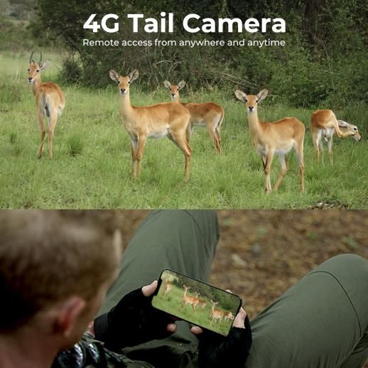 Caméra de surveillance Yokuli Caméra de chasse 4g , avec batterie
