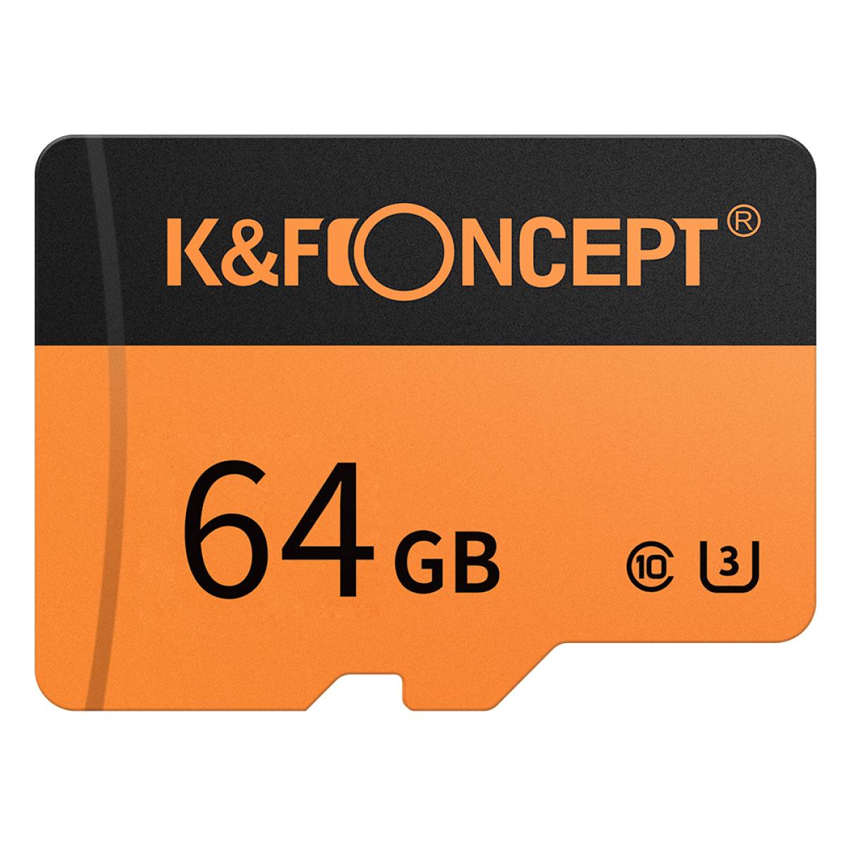 K&F Concept 64Gmicro SD+ Scheda di memoria con custodia per schede full  size - K&F Concept