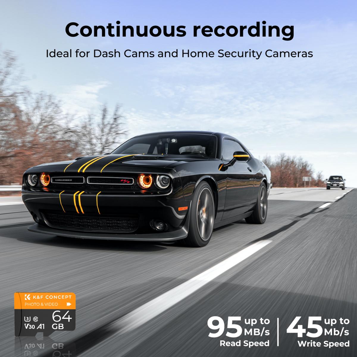 64G micro SD card U3/V30/A1 with adapter memory card suitable for home