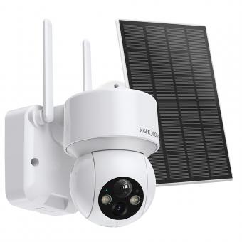 2PCS Solar Powered Wireless Security Camera 1080P with Audio & Light Alert Outdoor Home Security Camera Color Night Vision &amp; 14400mAh Built in Battery ,Ireland is out of stock