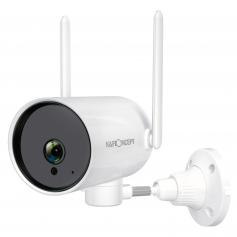 1080P HD WiFi Wasserdichte Outdoor-Überwachungskamera mit Bewegungserkennung Alarm, Nachtsicht, Zwei-Wege-Gespräch