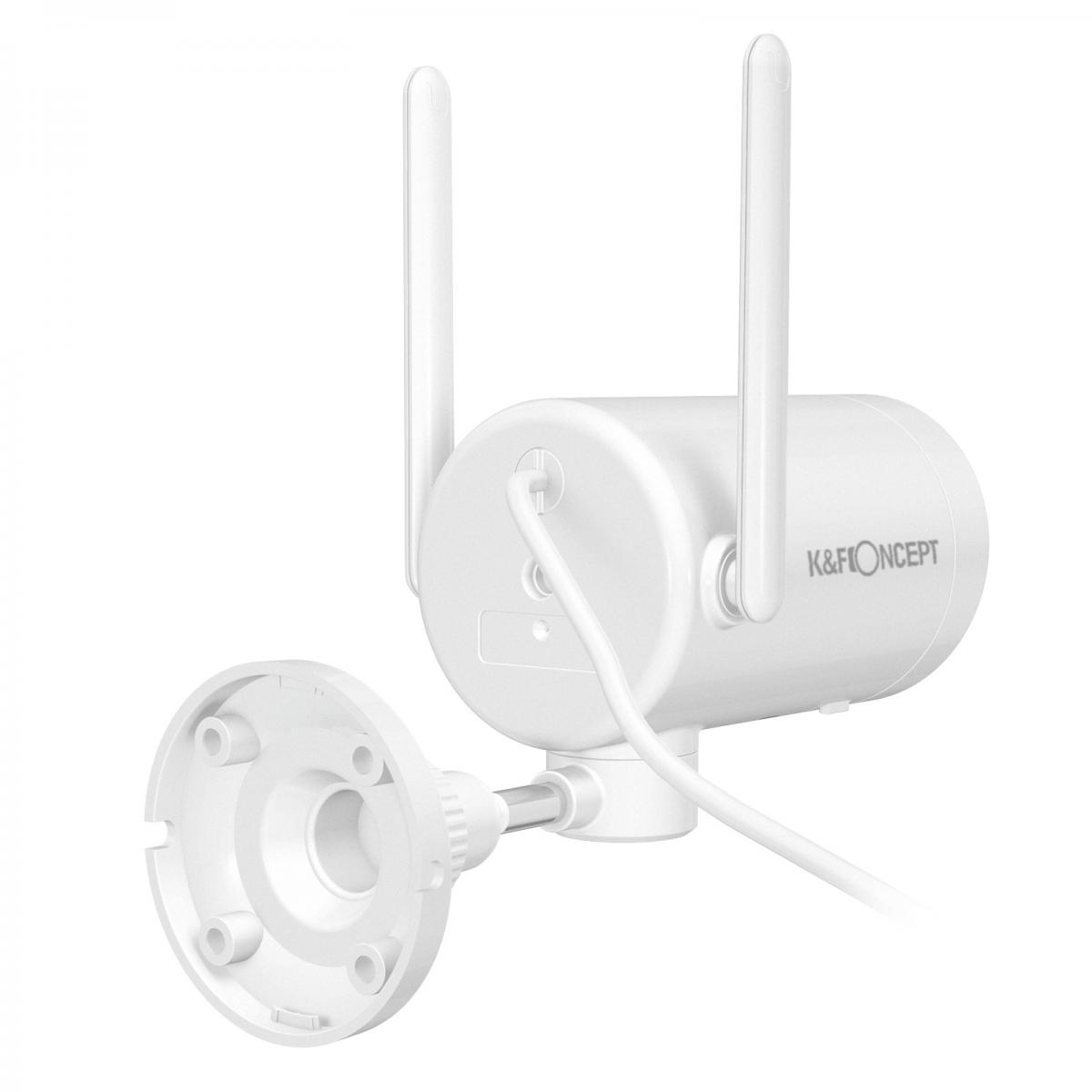 1080P HD WiFi Wasserdichte Outdoor-Überwachungskamera mit Bewegungserkennung Alarm, Nachtsicht, Zwei-Wege-Gespräch (19. Dez. - 20. Dez., 19:00 und 20:00 Uhr)