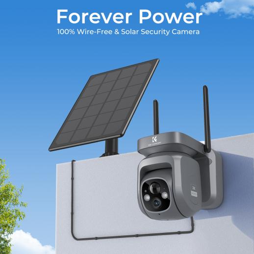 Imou 2K Caméra Surveillance WiFi Exterieure sans Fil Solaire,Camera  Exterieur Solaire avec Vision Nocturne, Détection Humaine AI, Étanche IP65,  Audio