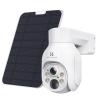 4G LTE Beveiligingscamera, Aangedreven Door Zonnepaneel, 2K FHD, PIR Beweging, AI Detectie