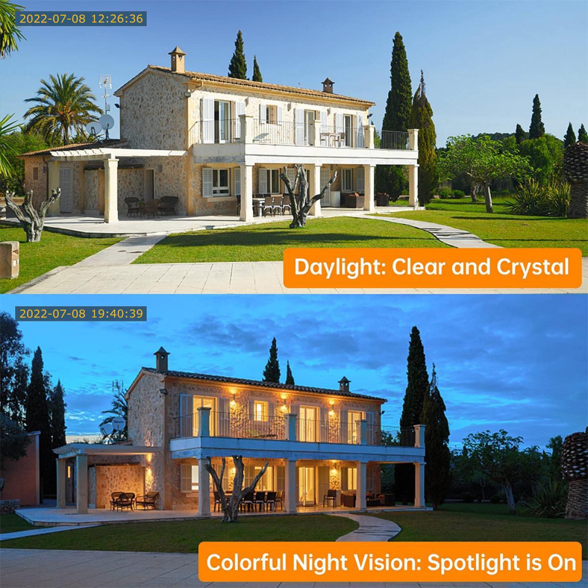 K&F CONCEPT Outdoor 4G LTE sikkerhetskamera Trådløs PIR menneskelig sensor + AI menneskelig deteksjon, en rekke installasjonsstrukturer, med en 3 meter lang skjøtekabel europeisk versjon av 4G solkameraet