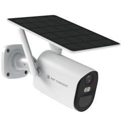 K&F Concept Outdoor 4G LTE Surveillance Camera Wireless, PIR Human Sensing +AI Human Shape Detection, Various Installation Structures, with 3m Extension Cable EU Version 4G Solar Camera