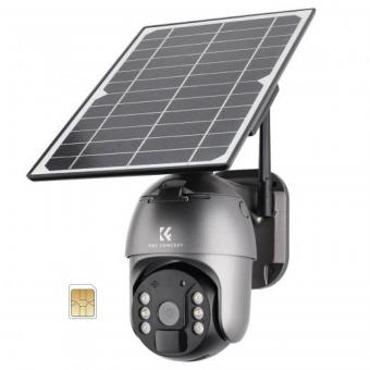 2K Cámara de Vigilancia 4G LTE Exterior Batería Solar con Cable 2m - K&F  Concept