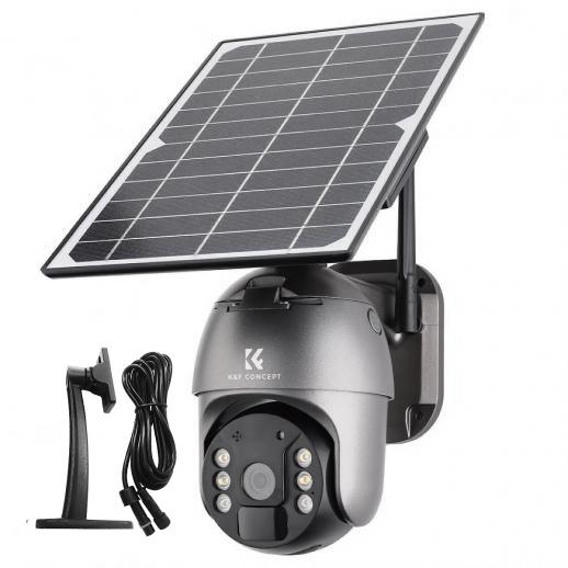 4G LTE Outdoor Security Camera Wireless Solar and Battery Powered  PIR Motion Detection Waterproof, 2K Infrared Night Vision 2-Way Audio, UK Version 4g camera + Stand and 2m extension cable