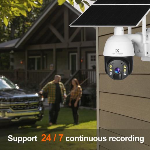 Comprar Cámara de seguridad con batería recargable 2,4G WiFi inalámbrica  1080P cámara de vigilancia para el hogar al aire libre con