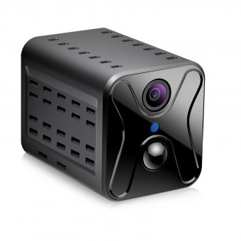 4G Mini Kamera 1080P Überwachungskamera Innen mit Live Übertragung auf Handy mit Nachtsicht, Bewegungserkennung, Zwei-Wege-Audio und SIM Karte