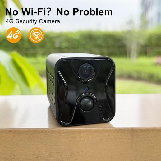 4G Tarjeta SIM Mini camaras de vigilancia con wifi 1080P batería Audio  bidireccional Monitor pequeño de