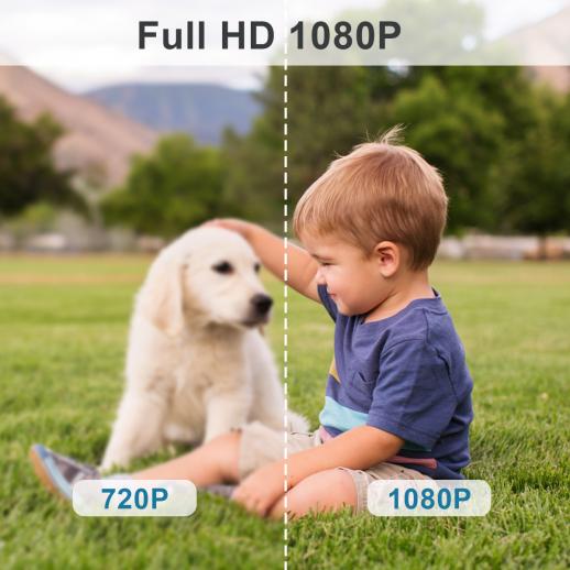 Wifi caméra 1080p IP caméra vision nocturne intérieur Bébé chien