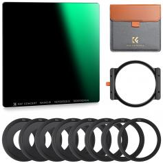 SN25T1 ND1000 Square Filter 100x100mm + Metal Holder + 8pcs Adapter Rings For DSLR