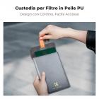 100x100mm Kit Filtro Quadrato ND8 a Gradiente Morbido + Portafiltro in Metallo + Anelli adattatori - Serie Nano-Xcel