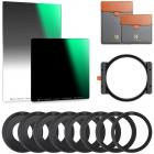 SNJ51T Square Filterset Rechteckfilter ND1000 + Soft GND8 Verlaufsfilter + Metall-Filterhalter Kit Nano-Xcel Serie