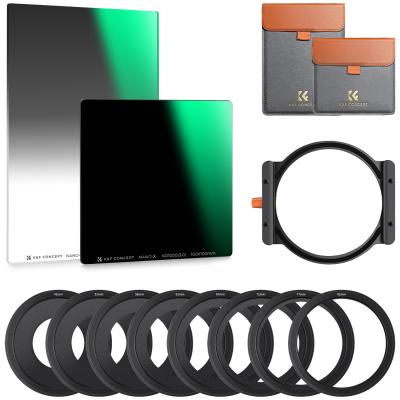 SNJ51T Square Filterset Rechteckfilter ND1000 + Soft GND8 Verlaufsfilter + Metall-Filterhalter Kit Nano-Xcel Serie
