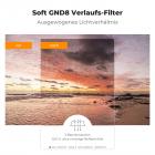 SNJ51T Square Filterset Rechteckfilter ND1000 + Soft GND8 Verlaufsfilter + Metall-Filterhalter Kit Nano-Xcel Serie