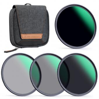 67mm ND4, ND8, ND64, ND1000 Lens Filter Kit for Camera Lens+ Filter Pouch 